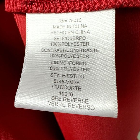 Say Yes To The Prom Embroidered Lace A-Line Dress Size 1 Pockets Backless Red - Picture 13 of 16